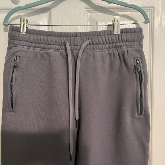 Maison Article Jogger Sweatpants Unisex Fleece Pockets Thick Medium‎ Gray Active - Picture 2 of 6